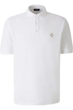 HERNO Logo Embroidered Short-sleeved Polo Shirt
