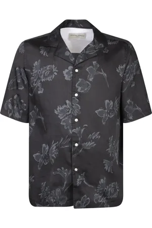 OFFICINE GENERALE Short Sleeves /grey Shirt