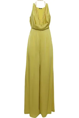 Elisabetta Franchi Elegant Yellow Jumpsuit