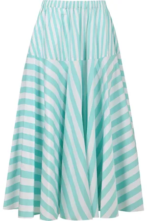 Patou Printed Cotton Skirt