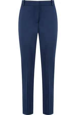 Pinko Slim Fit Plain Cropped Trousers