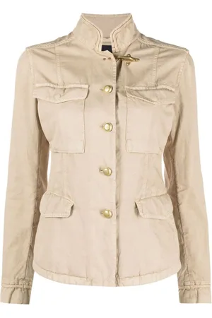 FAY Sahariana Canvas Military Jacket