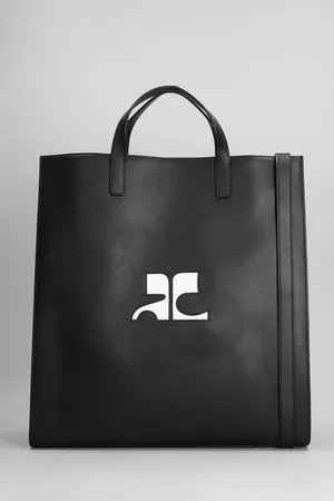 Courrèges Heritage Tote Bag In Calfskin