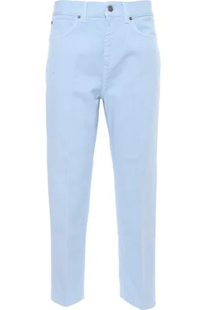 Dondup High-waisted Light Blue Jeans