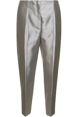 THEORY Cigarette Pants In Silk Woman