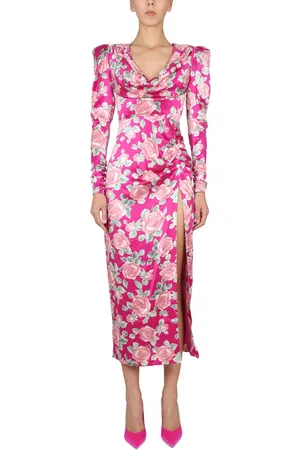 Alessandra Rich Dress In Satin