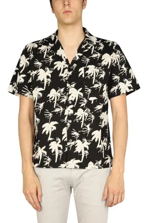DEPARTMENT FIVE Hawaiian Logo Print Shirt