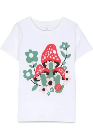 Stella McCartney Mushroom And Flower M/c T-shirt