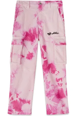 OFF-WHITE Velvet Tie Dye Cargo Pants