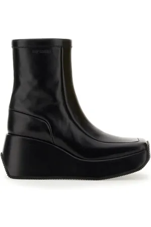 RAF SIMONS Ankle Boot With Square Toe