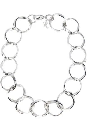 RAF SIMONS Linked Rings Necklace