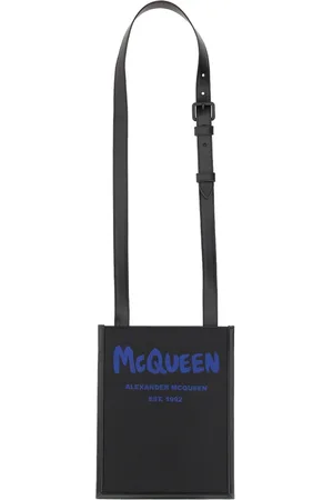 Alexander McQueen Smartphone Bag With Graffiti Logo