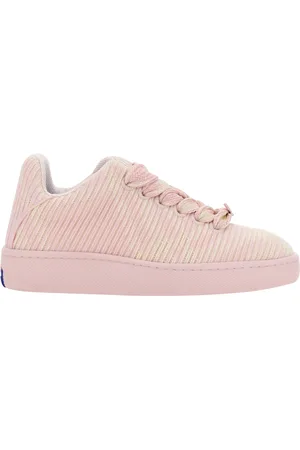 Burberry Embroidered Fabric Box Sneakers