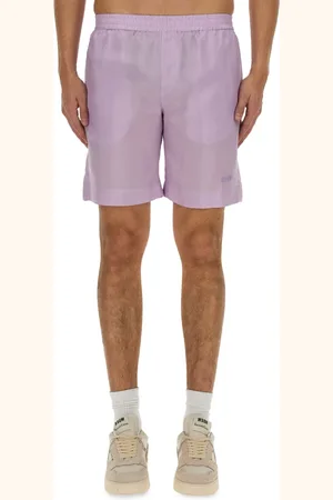 Msgm Short With Logo