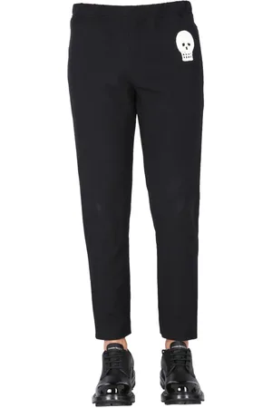 Alexander McQueen Jogging Pants With Embroidered Skull