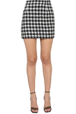 Alessandra Rich Mini Vichy Skirt
