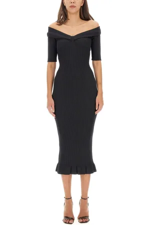 Serafini Off-the-shoulder Dress