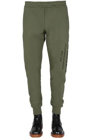 Alexander McQueen Jogging Pants With Graffiti Logo