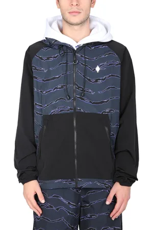 MARCELO BURLON Windbreaker With cross Print