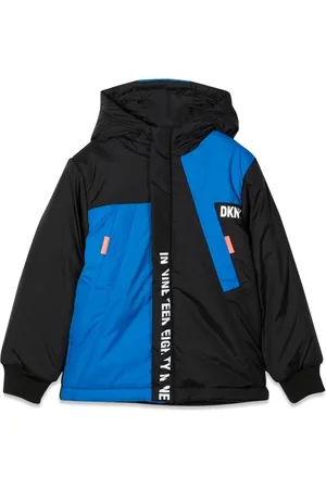 DKNY Two-tone Down Jacket With Hood