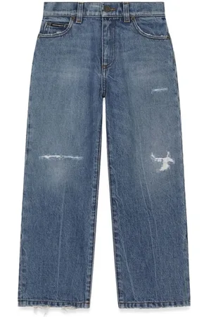 Dolce & Gabbana Worn Effect Jeans