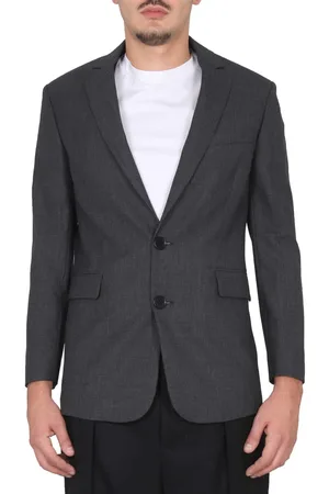 Aspesi Single-breasted Virgin Wool Jacket