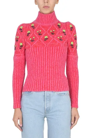 CORMIO Jersey With Floral Embroidery