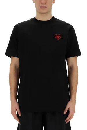 Family First T-shirt With Heart Embroidery