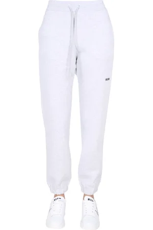 Msgm Jogging Pants With Logo Print