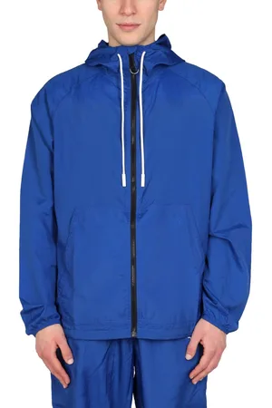 MARCELO BURLON Cross Print Windbreaker Jacket