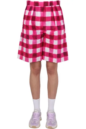 Msgm Check Shorts
