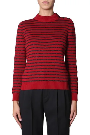 Saint Laurent Striped Knit Sweater