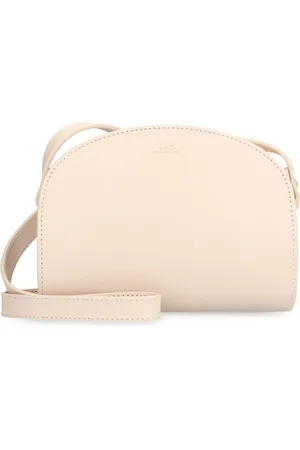 A.P.C. A. P.C. Demi-lune Mini Leather Crossbody Bag