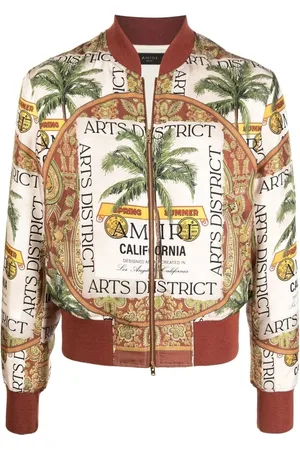 AMIRI Printed Silk Jacket