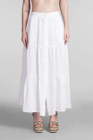 120% Lino Skirt In Linen