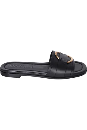Moncler Bell Leather Slides