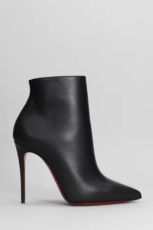 Christian Louboutin So Kate Booty High Heels Ankle Boots In Leather