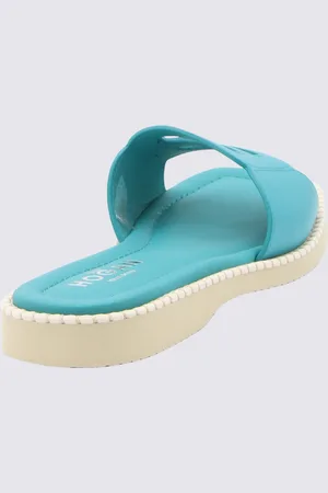 Hogan Leather H638 Flat Sandals