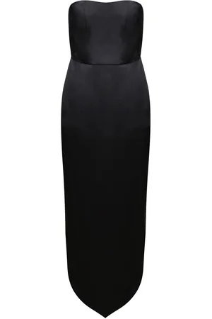 ALICE+OLIVIA Satin Long Dress