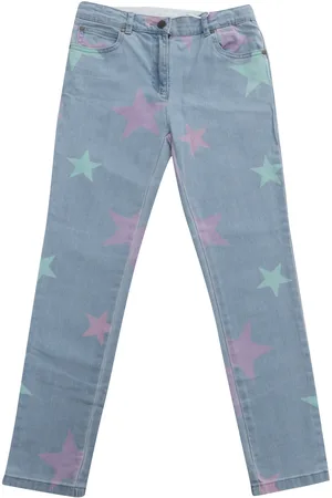 Stella McCartney Light Blue Jeans With Stars