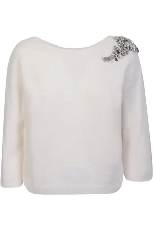 Liu Jo Crewneck Sweater With Crystals