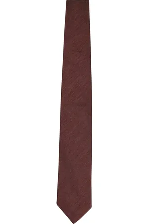 LARDINI Chantung Silk Tie