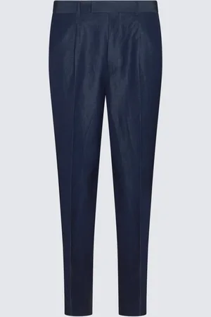 Ermenegildo Zegna Blue Wool Pants