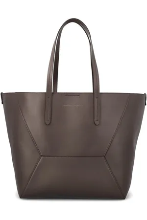 Brunello Cucinelli Leather Tote Bag