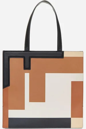 Fendi Flip Medium Ff Puzzle Leather Bag