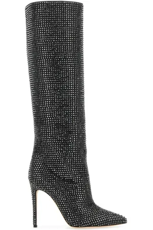 PARIS TEXAS Embellished Suede Holly Boots