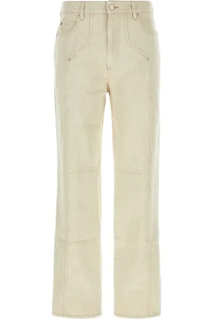 Isabel Marant Ivory Cotton Javi Pant
