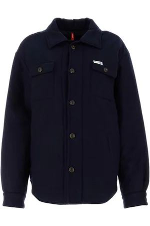 FAY Navy Blue Felt Shirt