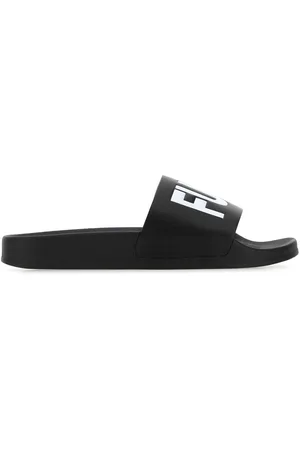 VTMNTS Black Rubber Slippers