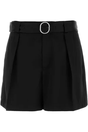 Jil Sander Black Viscose Blend Bermuda Shorts